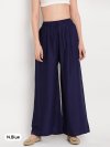 Tew Full Flair Rayon Elastic Waist Plazzo Bottom